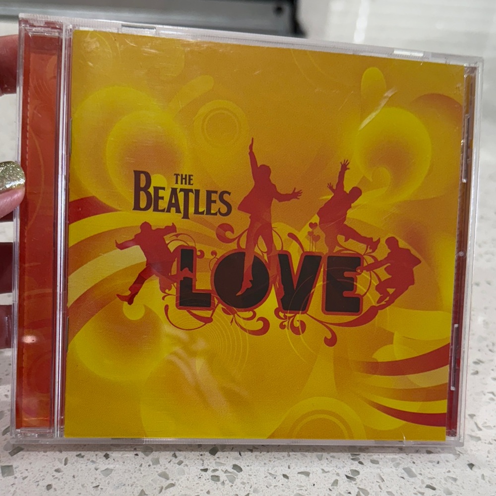 The Beatles Love CD - Vibrant Yellow and Red